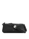 Max Mara Medium Leather Shoulder Bag In Black