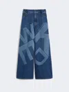 Max Mara Authentic Cotton Denim Jeans In Blue