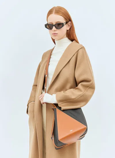 Max Mara Medium Bucket Bag In Brown