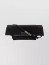 Max Mara Medium Clutch Bag Metal Bar Detail In Black