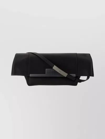 Max Mara Medium Clutch Bag Metal Bar Detail