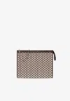Max Mara Medium Jacquard Monogram Pouch Bag