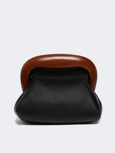 Max Mara Medium Leather Bouba Bag In Pink