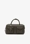 Max Mara Medium Leather Handbag In Brown