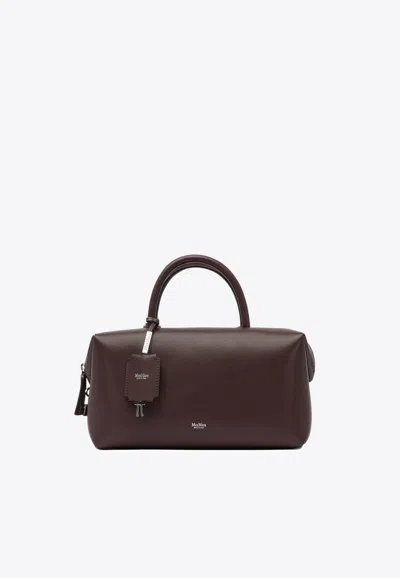 MAX MARA MEDIUM LEATHER TOP HANDLE BAG