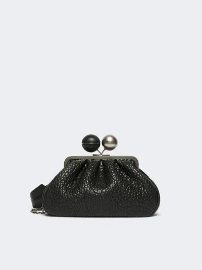 Max Mara Medium Nappa Leather Pasticcino Bag In Black