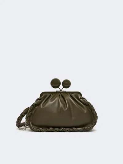 Max Mara Medium Nappa Leather Pasticcino Bag In Brown