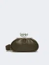 Max Mara Medium Pasticcino Bag In Glossy Nappa Leather In Brown