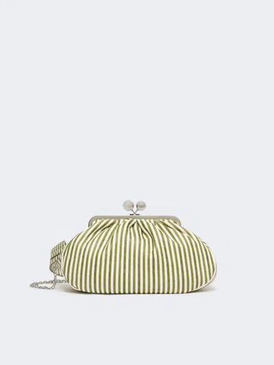 Max Mara Medium Pasticcino Bag In Printed Nappa In Pink
