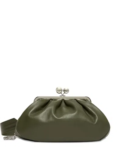 Max Mara Medium Pasticcino Kiss-lock Clutch Bag In Green