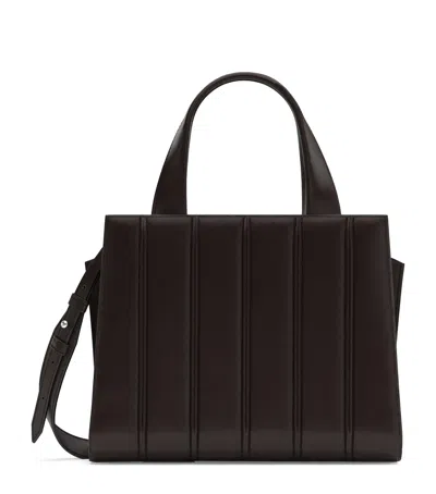 Max Mara Medium Quilted Whitney Top-handle Bag In Brown