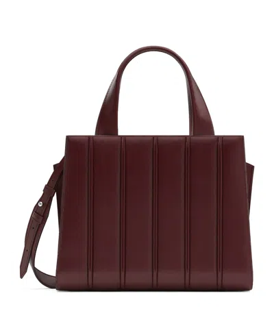 Max Mara Medium Quilted Whitney Top-handle Bag In Red