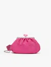 Max Mara Medium Raffia-look Pasticcino Bag In Fuchsia