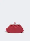 Max Mara Medium Raffia-effect Pasticcino Bag In Pink