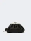 Max Mara Medium Sheepskin Pasticcino Bag In Black