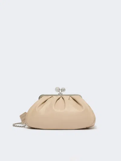 Max Mara Medium Sheepskin Pasticcino Bag In Pink