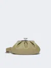 Max Mara Medium Sheepskin Pasticcino Bag In Green