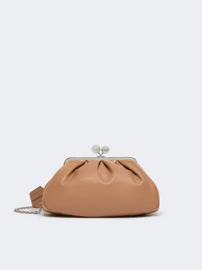 Max Mara Medium Sheepskin Pasticcino Bag In Purple