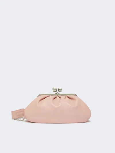 Max Mara Medium Sheepskin Pasticcino Bag In Pink