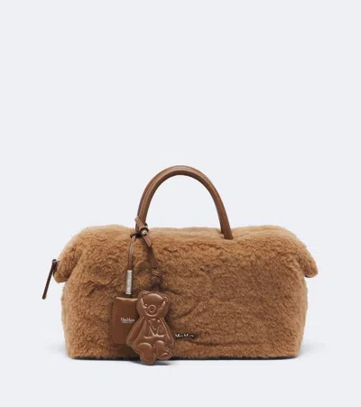 Max Mara Medium Teddy Top-handle Bag In Brown