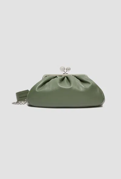 Max Mara Medium Woman Handbag Green Sage In Other