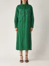 Max Mara Megaton Linen Shirt Dress In Prato