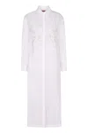 Max Mara Megaton Shirtdress In White