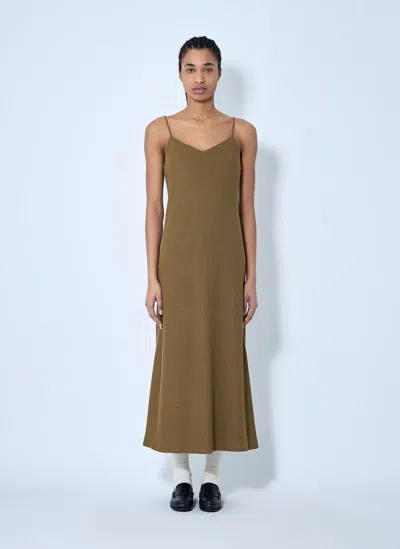 Max Mara Melfi Jersey Maxi Dress In Green