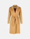 Max Mara 'melinda' Beige Cashmere Coat In Beige