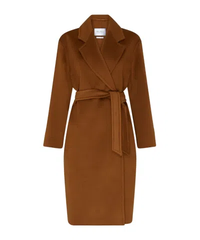 Max Mara Melinda Belted Coat In Brown