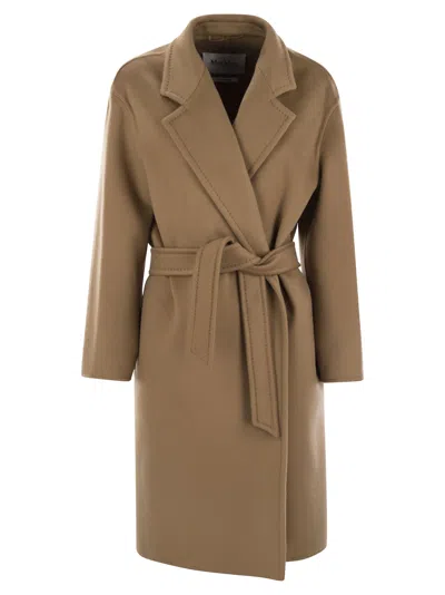 MAX MARA MAX MARA MELINDA CASHMERE MIDI COAT WITH BELT