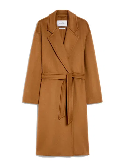 MAX MARA MAX MARA MELINDA CASHMERE MIDI COAT WITH BELT