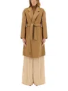 Max Mara Elisa Coats And Trench Coats Beige In Beige