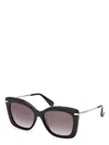 Max Mara Men's  Beth1 Mm0101 01b Sunglasses In Shiny Black