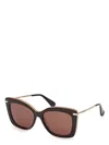 Max Mara Men's  Beth1 Mm0101 50e Sunglasses In Brown