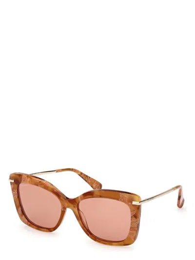 Max Mara Men's  Beth1 Mm0101 56e Sunglasses In Havana