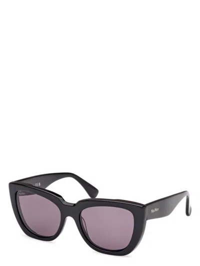 Max Mara Men's  Glimpse4 Mm0090 01a Sunglasses In Shiny Black