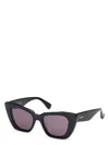 Max Mara Men's  Glimpse5 Mm0099 01a Sunglasses In Shiny Black