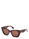 Max Mara Men's  Glimpse5 Mm0099 52e Sunglasses In Havana