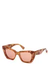 Max Mara Men's  Glimpse5 Mm0099 56e Sunglasses In Havana