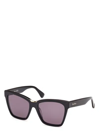 Max Mara Men's  Spark3 Mm0089 01a Sunglasses In Shiny Black