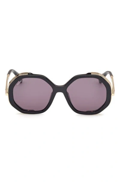 MAX MARA MAX MARA MENTON 57MM ROUND SUNGLASSES