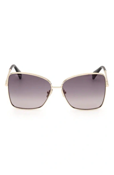 Max Mara Menton1 59mm Sunglasses In Gold