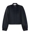Max Mara Mesh Bomber Jacket In Multi