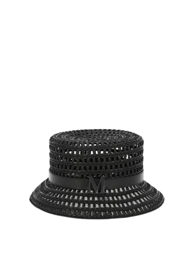 Max Mara Mesh Cloche Hat Hats In Black