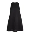 Max Mara Mesh Jersey Mini Dress In Black