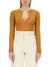 Max Mara Mesh Saggina In Brown
