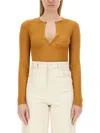 Max Mara Mesh Saggina In Brown