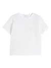 Max Mara Mesh Short-sleeved Top In White