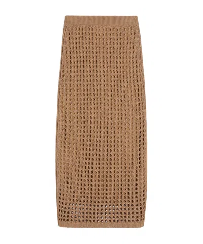 MAX MARA MAX MARA GEODE OPENWORK MIDI SKIRT